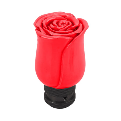 Rose Flower Shaped Universal Vehicle Car Manual Automatic Gear Shift Knob (Red) - Shift Knob by PMC Jewellery | Online Shopping South Africa | PMC Jewellery