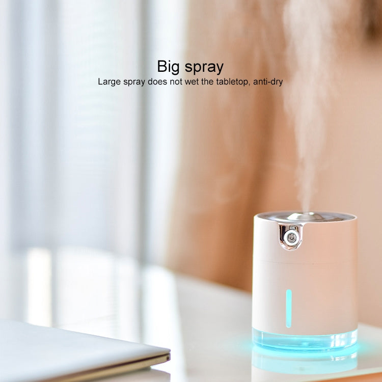WT-H16 USB Charging Water Pattern Atomizing Humidifier with Colorful Night Lights, Water Tank Capacity: 300mL (White) - free shipping - PMC TechLife - Order now!