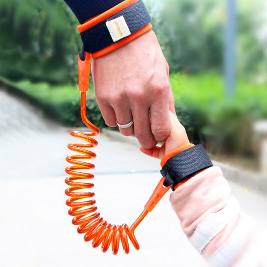 Kids Safety Harness Child Leash Anti Lost Wrist Link Traction Rope Anti Lost Bracelet, Length: 2.5m(Orange) - Wristbands by PMC Jewellery | Online Shopping South Africa | PMC Jewellery | Buy Now Pay Later Mobicred