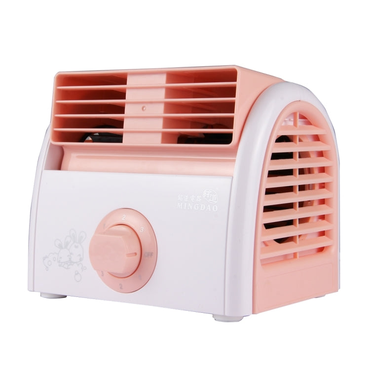 30W Turbine No Blade Mini Desktop Mute Fan for Dormitory / Bedroom / Living Room / Office, 3 Kinds Speed Mode, AC 220V(Pink) - Electric Fans by PMC Jewellery | Online Shopping South Africa | PMC Jewellery | Buy Now Pay Later Mobicred