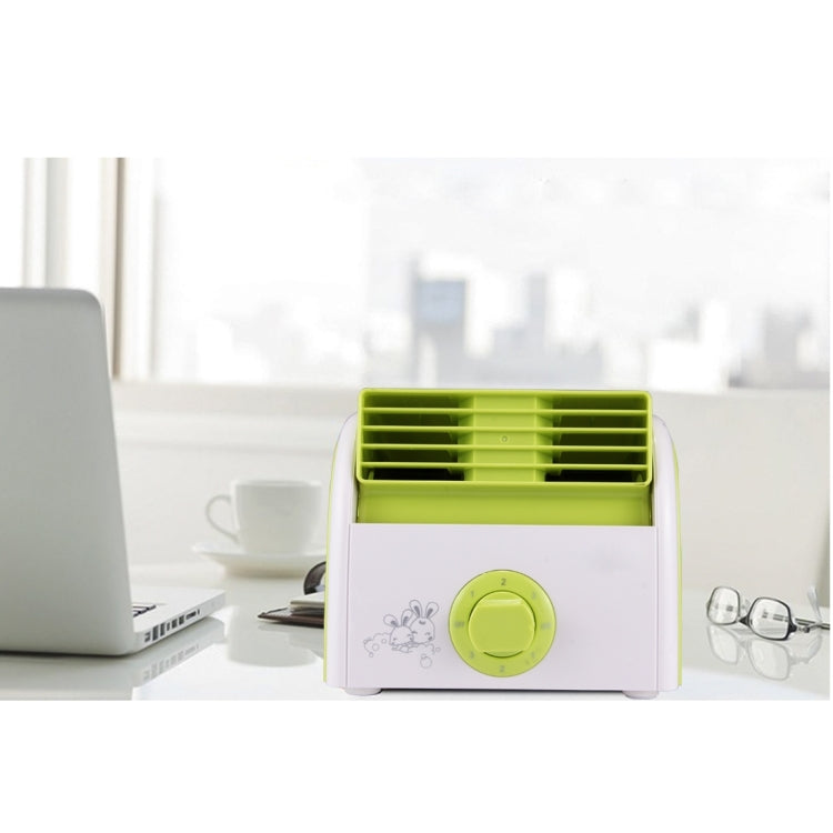 30W Turbine No Blade Mini Desktop Mute Fan for Dormitory / Bedroom / Living Room / Office, 3 Kinds Speed Modes, AC 220V(Green) - Electric Fans by PMC Jewellery | Online Shopping South Africa | PMC Jewellery | Buy Now Pay Later Mobicred