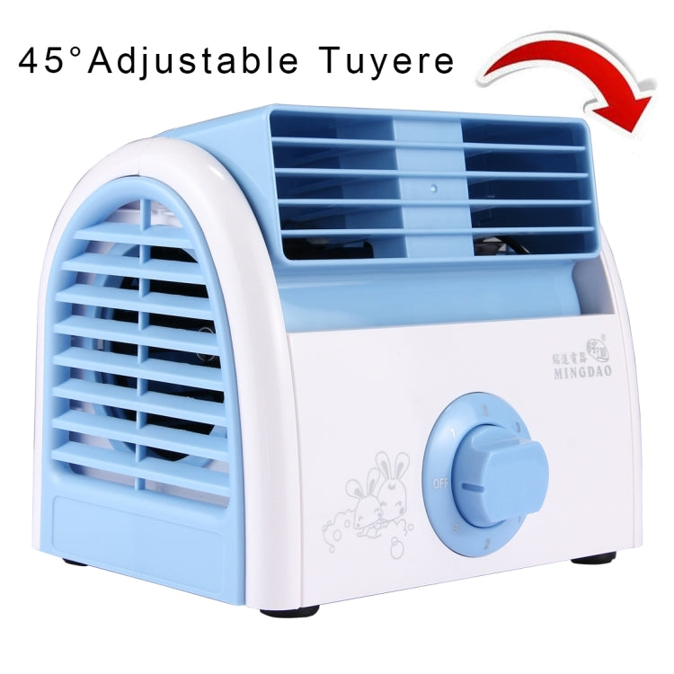 30W Turbine No Blade Mini Desktop Mute Fan for Dormitory / Bedroom / Living Room / Office, 3 Kinds Speed Modes, AC 220V(Blue) - Electric Fans by PMC Jewellery | Online Shopping South Africa | PMC Jewellery | Buy Now Pay Later Mobicred