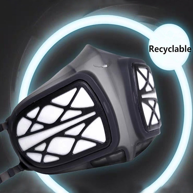 Silicone Protective Reusable PM2.5 KN95 Respirator Mask Replaceable Filter Antivirus Anti-fog Face Mask - Protect Case by PMc TechLife | Online Shopping South Africa | PMc TechLife | Buy Now Pay Later Mobicred