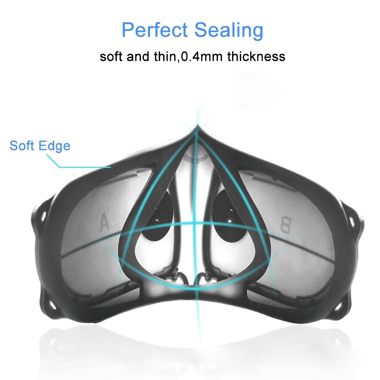 Silicone Protective Reusable PM2.5 KN95 Respirator Mask Replaceable Filter Antivirus Anti-fog Face Mask - Protect Case by PMc TechLife | Online Shopping South Africa | PMc TechLife | Buy Now Pay Later Mobicred