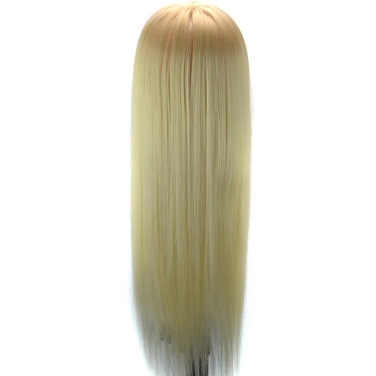 Practice Disc Hair Braided Mannequin Head Wig Styling Trimming Head Model(Beige) - free shipping - PMC TechLife - Order now!