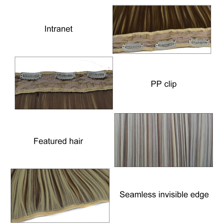 27# One-piece Seamless Five-clip Wig Long Straight Wig Piece - free shipping - PMC TechLife - Order now!