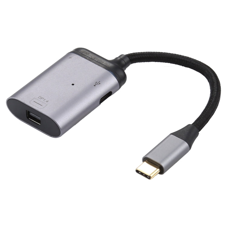 4K USB-C / Type-C to Mini DisplayPort 1.4 + PD Data Sync Adapter Cable - Cable & Adapters by PMC Jewellery | Online Shopping South Africa | PMC Jewellery | Buy Now Pay Later Mobicred