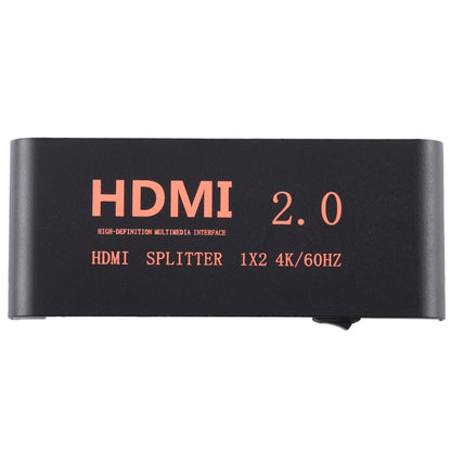 CY-041 1X2 HDMI 2.0 4K/60Hz Splitter, EU Plug - Splitter by PMC Jewellery | Online Shopping South Africa | PMC Jewellery | Buy Now Pay Later Mobicred