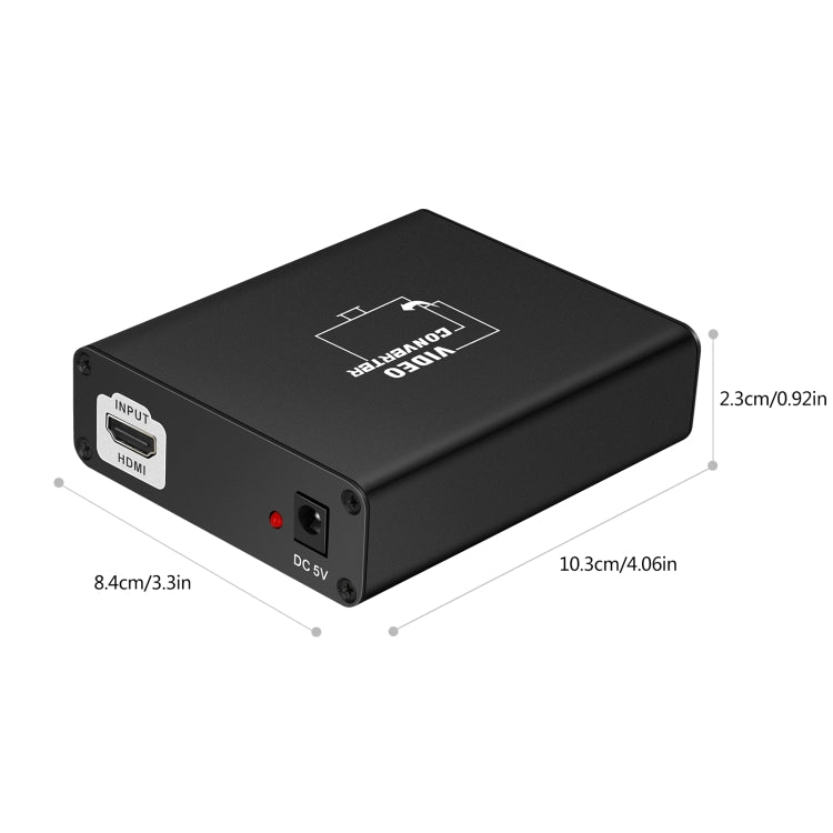 NEWKENG C8 HDMI to SCART Video Converter - Converter by PMC Jewellery | Online Shopping South Africa | PMC Jewellery | Buy Now Pay Later Mobicred