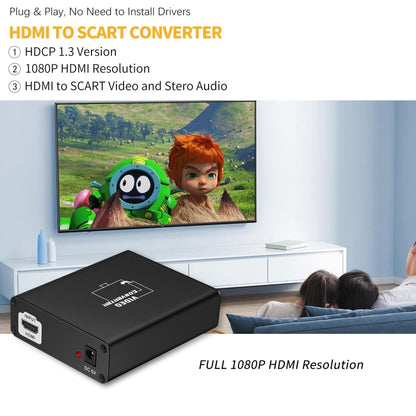 NEWKENG C8 HDMI to SCART Video Converter - Converter by PMC Jewellery | Online Shopping South Africa | PMC Jewellery | Buy Now Pay Later Mobicred