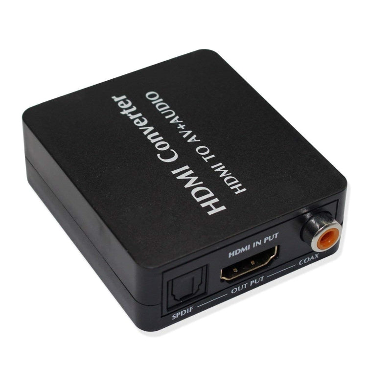 HDMI to AV Audio Converter Support SPDIF Coaxial Audio NTSC PAL Composite Video HDMI to 3RCA Adapter for TV /PC /PS3 / Blue-ray DVD - Splitter by PMC Jewellery | Online Shopping South Africa | PMC Jewellery | Buy Now Pay Later Mobicred