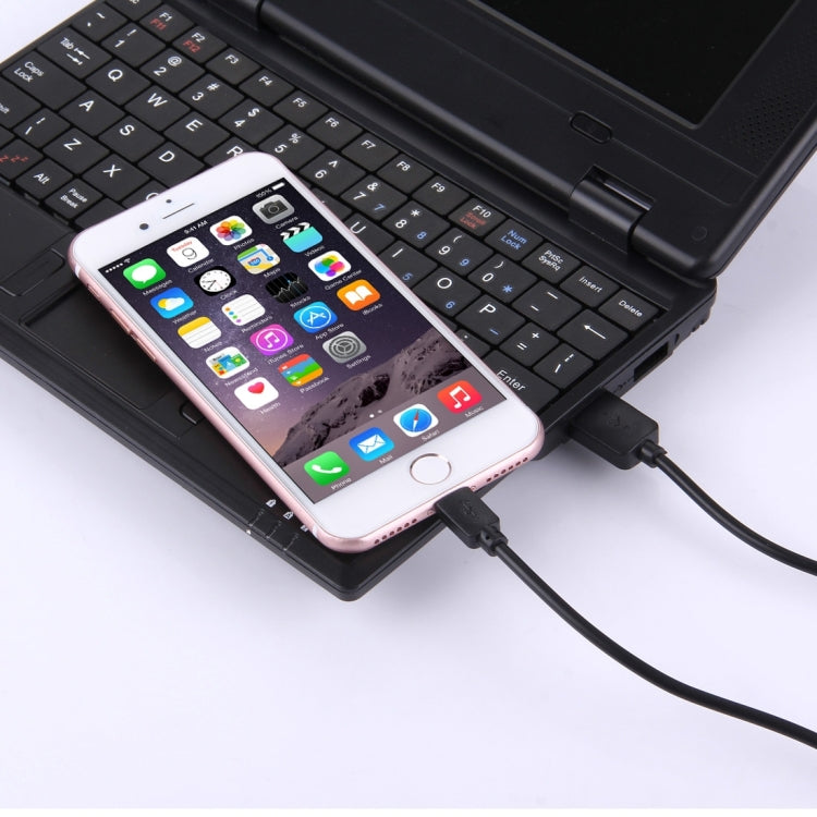 2 PCS HAWEEL 1m High Speed 8 pin to USB Sync and Charging Cable Kit for iPhone, iPad(Black) - Normal Style Cable by PMC Jewellery | Online Shopping South Africa | PMC Jewellery | Buy Now Pay Later Mobicred