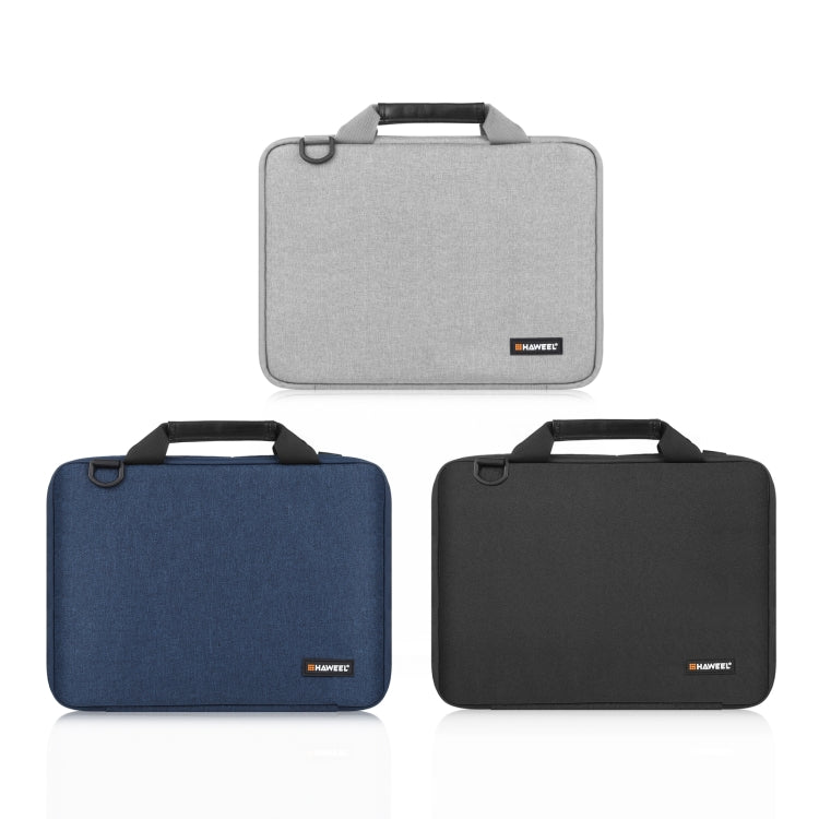 HAWEEL 14.0 inch -16.0 inch Briefcase Crossbody Laptop Bag For Macbook, Lenovo Thinkpad, ASUS, HP(Navy Blue) - 15 inch by HAWEEL | Online Shopping South Africa | PMC Jewellery | Buy Now Pay Later Mobicred