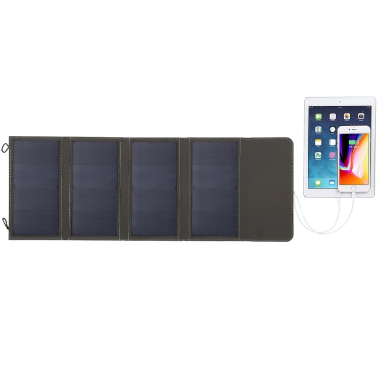 HAWEEL 28W Foldable Solar Panel Charger with 5V 2.9A Max Dual USB Ports - Charger by HAWEEL | Online Shopping South Africa | PMC Jewellery | Buy Now Pay Later Mobicred