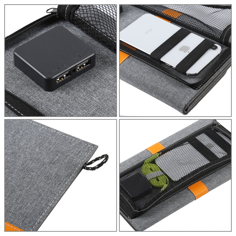 HAWEEL 28W Foldable Solar Panel Charger with 5V 2.9A Max Dual USB Ports - Charger by HAWEEL | Online Shopping South Africa | PMC Jewellery | Buy Now Pay Later Mobicred