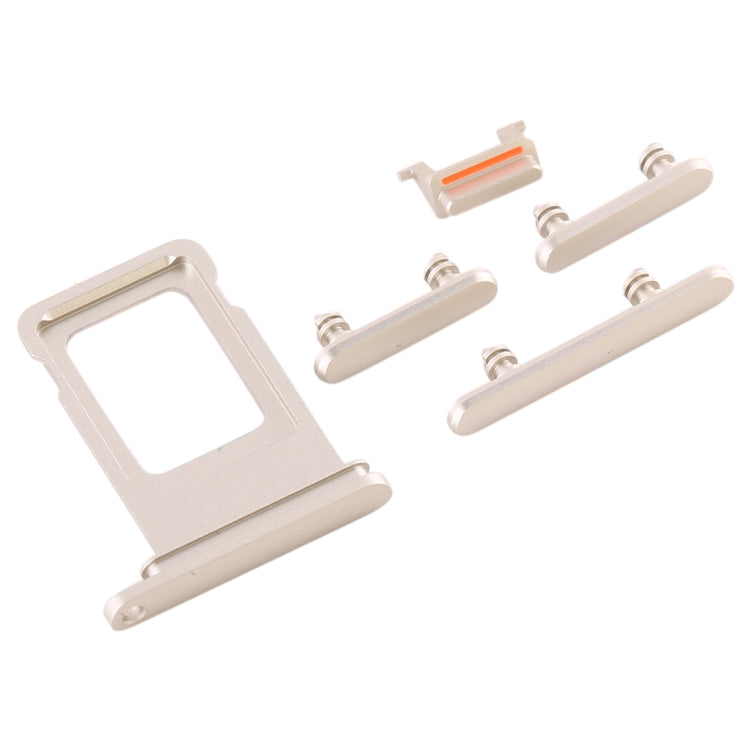 SIM Card Tray + Side Key for iPhone 11(White) - Others by PMc TechLife | Online Shopping South Africa | PMc TechLife | Buy Now Pay Later Mobicred