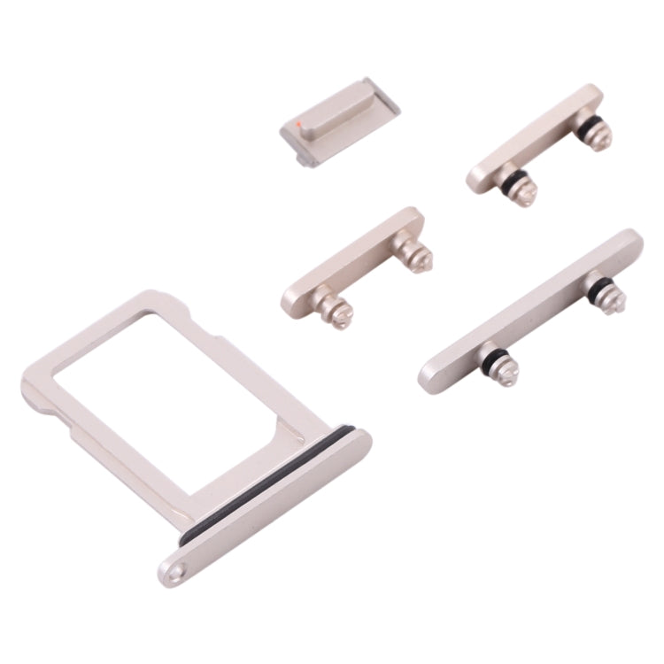 SIM Card Tray + Side Keys for iPhone 13 Mini(Starlight) - Others by PMc TechLife | Online Shopping South Africa | PMc TechLife | Buy Now Pay Later Mobicred