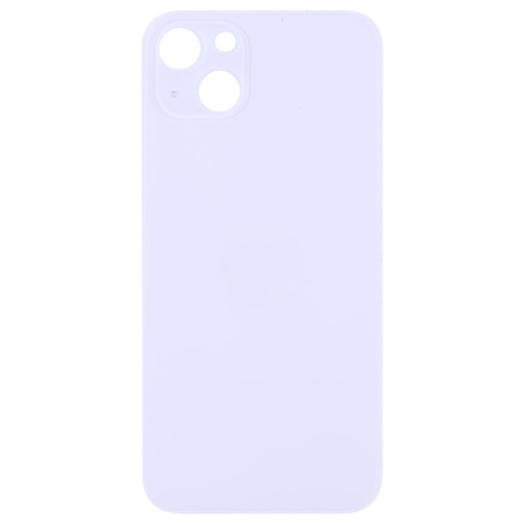 Easy Replacement Big Camera Hole Glass Back Battery Cover for iPhone 14(Purple) - Back Cover by PMC TechLife | Online Shopping South Africa | PMC TechLife