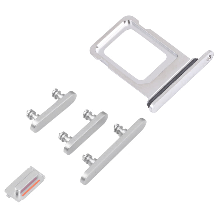 SIM Card Tray + SIM Card Tray + Side Keys for iPhone 14 Pro (Silver) - Others by PMC Jewellery | Online Shopping South Africa | PMC Jewellery | Buy Now Pay Later Mobicred