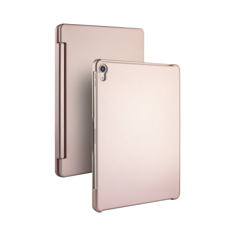 F105A Colorful Backlight Aluminum Backplane Wireless Bluetooth Keyboard Tablet Case for iPad Pro 11 inch （2018） (Rose Gold) - For iPad Pro by PMC Jewellery | Online Shopping South Africa | PMC Jewellery