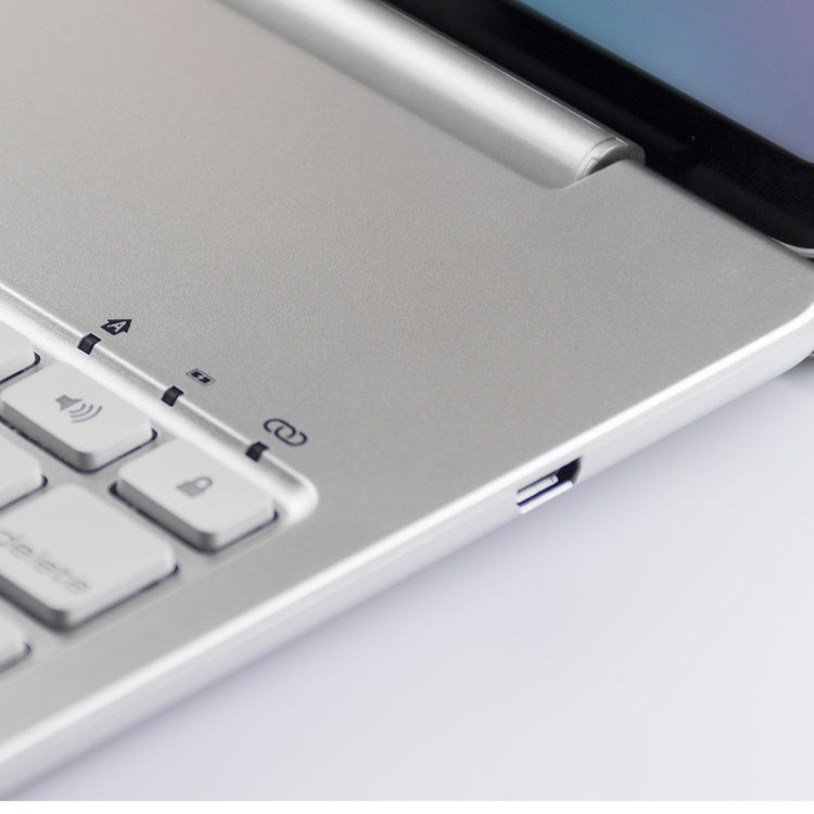 F105A Colorful Backlight Aluminum Backplane Wireless Bluetooth Keyboard Tablet Case for iPad Pro 11 inch ���2018��� (Rose Gold) - For iPad Pro by PMC TechLife | Online Shopping South Africa | PMC TechLife