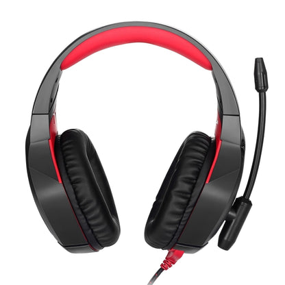 ONIKUMA K1B 3.5mm Plug Stereo USB LED Light Headphone with Microphone, For PS4, Smartphone, Tablet, PC, Notebook(Red) - Multimedia Headset by ONIKUMA | Online Shopping South Africa | PMC Jewellery | Buy Now Pay Later Mobicred