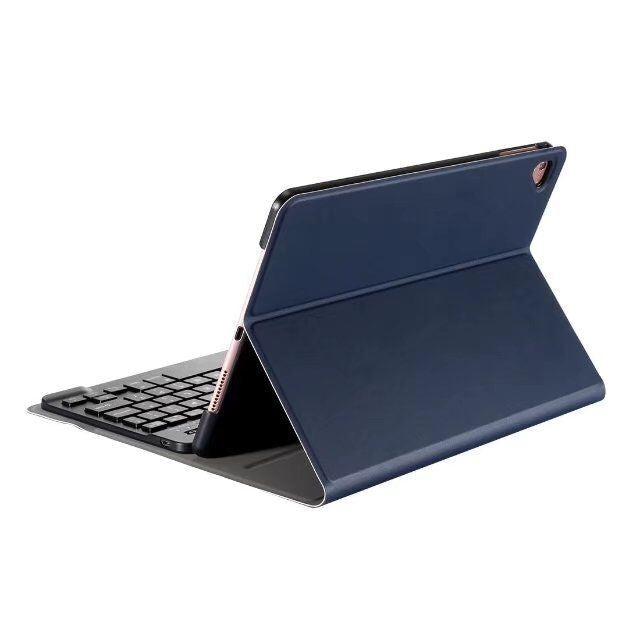 Detachable Bluetooth Keyboard + Horizontal Flip Leather Tablet Case with Holder for iPad Pro 9.7 inch, iPad Air, iPad Air 2, iPad 9.7 inch (2017), iPad 9.7 inch (2018) (Blue) - For iPad Pro by PMC Jewellery | Online Shopping South Africa | PMC Jewellery