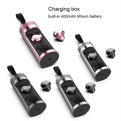 SARDiNE F8 TWS Bluetooth V5.0 Wireless Stereo Earphones with Charging Box(Grey) - TWS Earphone by SARDiNE | Online Shopping South Africa | PMC Jewellery | Buy Now Pay Later Mobicred