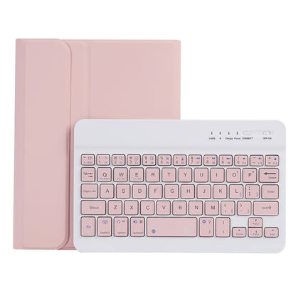 C06B Ultra-thin Candy Colors Bluetooth Keyboard Tablet Case for iPad mini 6, with Stand & Pen Slot (Pink) - For iPad mini by PMC Jewellery | Online Shopping South Africa | PMC Jewellery