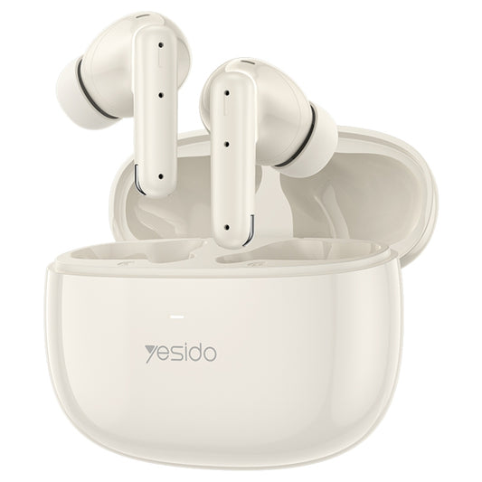 Yesido TWS28 ANC+ENC Dual Noise Reduction Smart TWS Wireless Bluetooth Earphone (Beige) - TWS Earphone by Yesido | Online Shopping South Africa | PMC Jewellery | Buy Now Pay Later Mobicred