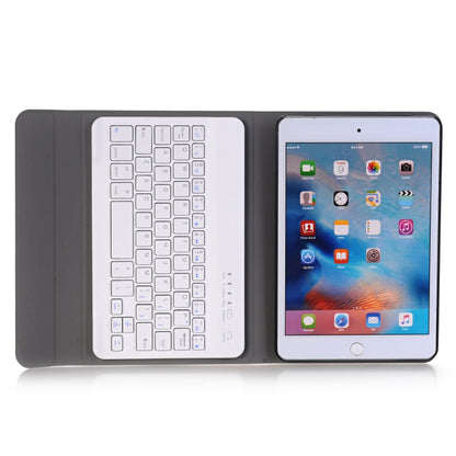 A05 Bluetooth 3.0 Ultra-thin ABS Detachable Bluetooth Keyboard Leather Tablet Case for iPad mini 5, with Holder(Rose Gold) - For iPad mini by PMC Jewellery | Online Shopping South Africa | PMC Jewellery | Buy Now Pay Later Mobicred