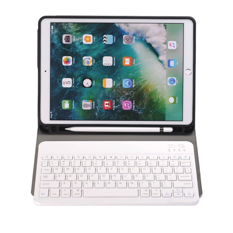 A09B Bluetooth 3.0 Ultra-thin ABS Detachable Bluetooth Keyboard Leather Tablet Case for iPad Air / Pro 10.5 inch (2019), with Pen Slot & Holder (Gold) - For iPad Pro by PMC Jewellery | Online Shopping South Africa | PMC Jewellery