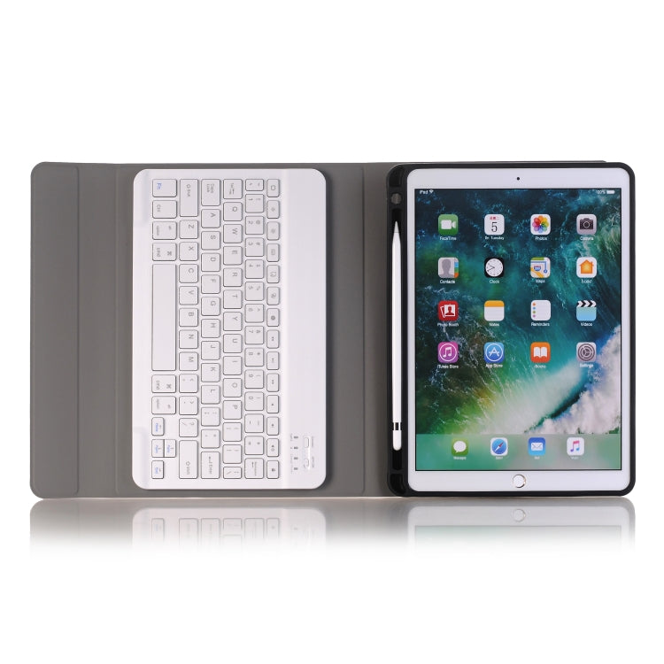 A09B Bluetooth 3.0 Ultra-thin ABS Detachable Bluetooth Keyboard Leather Tablet Case for iPad Air / Pro 10.5 inch (2019), with Pen Slot & Holder (Rose Gold) - For iPad Pro by PMC Jewellery | Online Shopping South Africa | PMC Jewellery | Buy Now Pay Later Mobicred