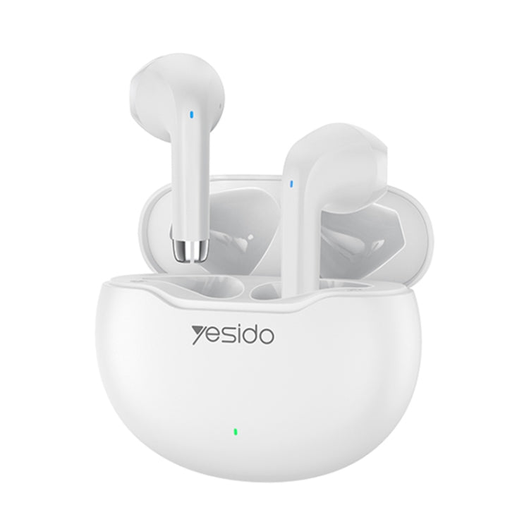 Yesido TWS21 Bluetooth 5.3 TWS Wireless Bluetooth Earphone (White) - TWS Earphone by Yesido | Online Shopping South Africa | PMC Jewellery | Buy Now Pay Later Mobicred