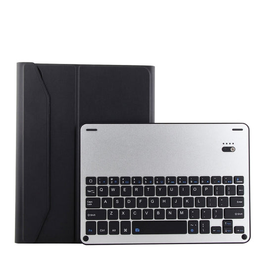 1139B Detachable Bluetooth 3.0 Aluminum Alloy Keyboard + Lambskin Texture Leather Tablet Case for iPad Pro 11 inch (2018), with Three-gear Adjustment / Magnetic / Sleep Function (Black Silver) - For iPad Pro by PMC Jewellery | Online Shopping South Africa | PMC Jewellery