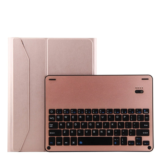 1139B Detachable Bluetooth 3.0 Aluminum Alloy Keyboard + Lambskin Texture Leather Tablet Case for iPad Pro 11 inch (2018), with Three-gear Adjustment / Magnetic / Sleep Function (Pink) - For iPad Pro by PMC Jewellery | Online Shopping South Africa | PMC Jewellery