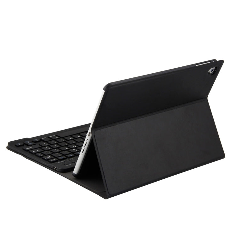 FT-1030 Bluetooth 3.0 ABS Brushed Texture Keyboard + Skin Texture Leather Tablet Case for iPad Air / Air 2 / iPad Pro 9.7 inch, with Three-gear Angle Adjustment / Magnetic / Sleep Function (Black) - For iPad Pro by PMC Jewellery | Online Shopping South Africa | PMC Jewellery