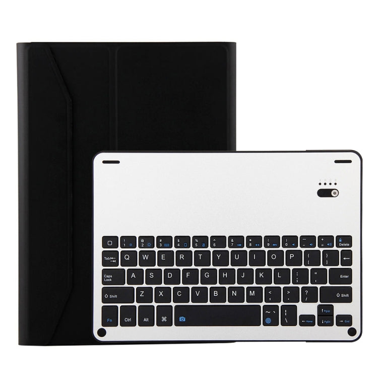 FT-1038B Detachable Bluetooth 3.0 Aluminum Alloy Keyboard + Lambskin Texture Leather Tablet Case for iPad Air / Air 2 / iPad Pro 9.7 inch, with Water Repellent / Three-gear Angle Adjustment / Magnetic / Sleep Function (Black) - For iPad Pro by PMC Jewellery | Online Shopping South Africa | PMC Jewellery