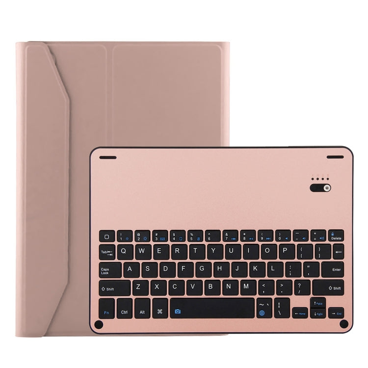 FT-1038B Detachable Bluetooth 3.0 Aluminum Alloy Keyboard + Lambskin Texture Leather Tablet Case for iPad Air / Air 2 / iPad Pro 9.7 inch, with Water Repellent / Three-gear Angle Adjustment / Magnetic / Sleep Function (Pink) - For iPad Pro by PMC Jewellery | Online Shopping South Africa | PMC Jewellery