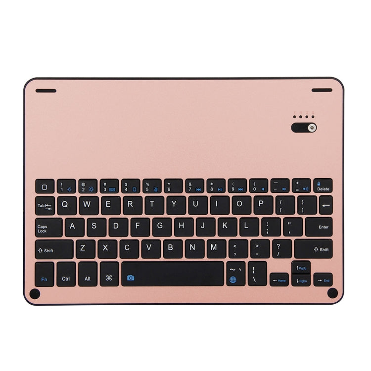 FT-1038B Detachable Bluetooth 3.0 Aluminum Alloy Keyboard + Lambskin Texture Leather Tablet Case for iPad Air / Air 2 / iPad Pro 9.7 inch, with Water Repellent / Three-gear Angle Adjustment / Magnetic / Sleep Function (Pink) - For iPad Pro by PMC Jewellery | Online Shopping South Africa | PMC Jewellery