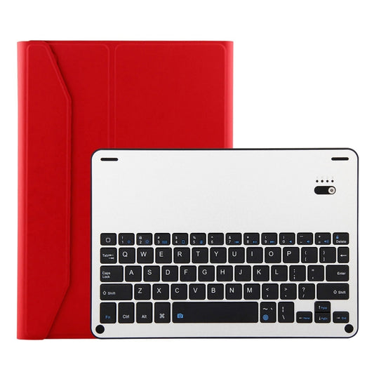 FT-1038B Detachable Bluetooth 3.0 Aluminum Alloy Keyboard + Lambskin Texture Leather Tablet Case for iPad Air / Air 2 / iPad Pro 9.7 inch, with Water Repellent / Three-gear Angle Adjustment / Magnetic / Sleep Function (Red) - For iPad Pro by PMC Jewellery | Online Shopping South Africa | PMC Jewellery