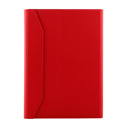 FT-1038B Detachable Bluetooth 3.0 Aluminum Alloy Keyboard + Lambskin Texture Leather Tablet Case for iPad Air / Air 2 / iPad Pro 9.7 inch, with Water Repellent / Three-gear Angle Adjustment / Magnetic / Sleep Function (Red) - For iPad Pro by PMC Jewellery | Online Shopping South Africa | PMC Jewellery