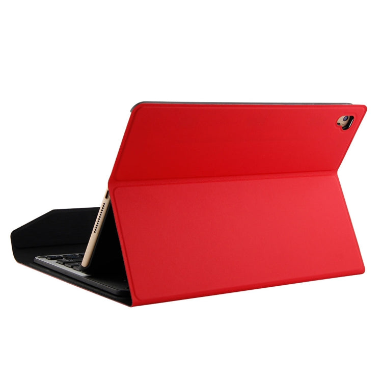 FT-1038B Detachable Bluetooth 3.0 Aluminum Alloy Keyboard + Lambskin Texture Leather Tablet Case for iPad Air / Air 2 / iPad Pro 9.7 inch, with Water Repellent / Three-gear Angle Adjustment / Magnetic / Sleep Function (Red) - For iPad Pro by PMC Jewellery | Online Shopping South Africa | PMC Jewellery