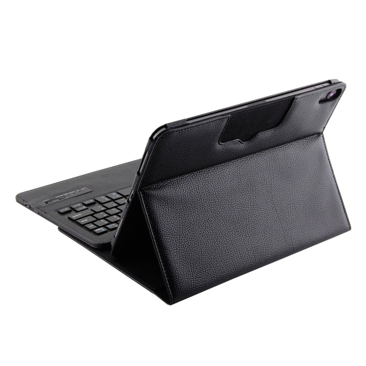 IP011 Detachable Bluetooth 3.0 ABS Keyboard + Litchi Texture Leather Tablet Case for iPad Pro 11 inch (2018), with Sleep Function (Black) - For iPad Pro by PMC Jewellery | Online Shopping South Africa | PMC Jewellery