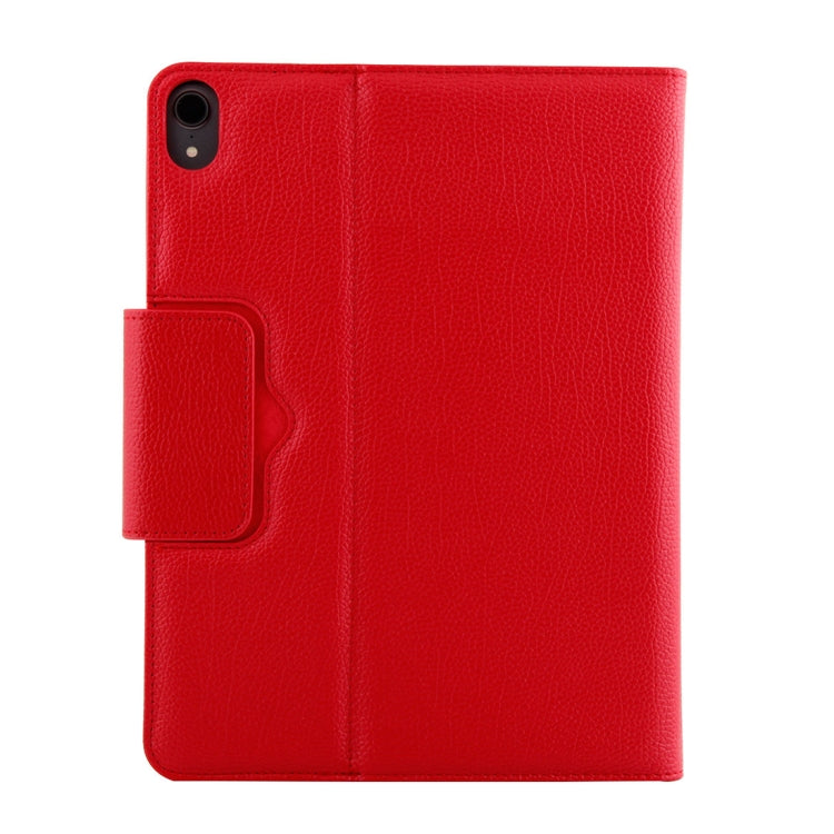 IP011 Detachable Bluetooth 3.0 ABS Keyboard + Litchi Texture Leather Tablet Case for iPad Pro 11 inch (2018), with Sleep Function (Red) - For iPad Pro by PMC Jewellery | Online Shopping South Africa | PMC Jewellery