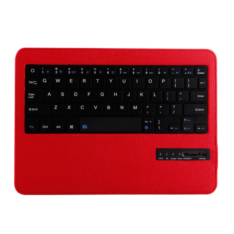 IP011 Detachable Bluetooth 3.0 ABS Keyboard + Litchi Texture Leather Tablet Case for iPad Pro 11 inch (2018), with Sleep Function (Red) - For iPad Pro by PMC Jewellery | Online Shopping South Africa | PMC Jewellery