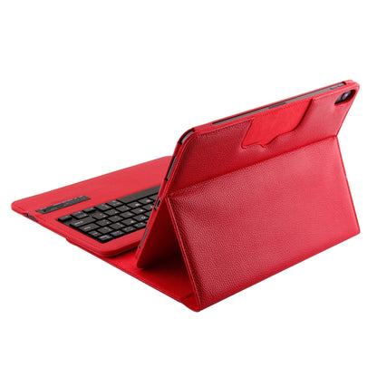 IP011 Detachable Bluetooth 3.0 ABS Keyboard + Litchi Texture Leather Tablet Case for iPad Pro 11 inch (2018), with Sleep Function (Red) - For iPad Pro by PMC Jewellery | Online Shopping South Africa | PMC Jewellery