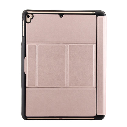 T-201D Detachable Bluetooth 3.0 Ultra-thin Keyboard + Lambskin Texture Leather Tablet Case for iPad Air / Air 2 / iPad Pro 9.7 inch, Support Multi-angle Adjustment / Backlight (Pink) - For iPad Pro by PMC Jewellery | Online Shopping South Africa | PMC Jewellery