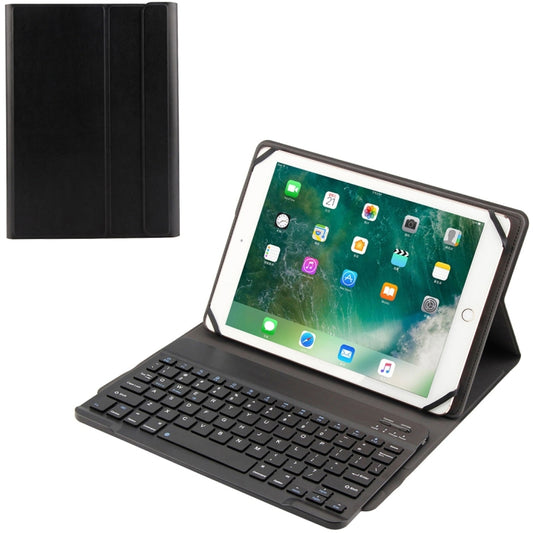 TY-1031 Universal Bluetooth 3.0 ABS Brushed Texture Keyboard + Leather Tablet Case for iOS, Windows, Android Tablet PC Between 9-10.5 inch(Black) - For iPad Pro by PMC Jewellery | Online Shopping South Africa | PMC Jewellery