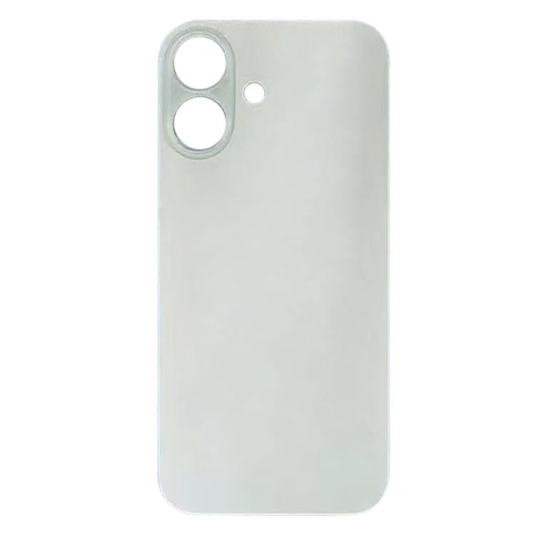 For iPhone 16 Plus Easy Replacement Big Camera Hole Glass Back Battery Cover(White) -  by PMC Jewellery | Online Shopping South Africa | PMC Jewellery | Buy Now Pay Later Mobicred